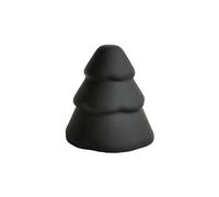 Cooee Design Decoración Snowy árbol de navidad 10 cm Black