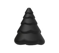 Cooee Design Decoración Snowy árbol de navidad 20 cm Black