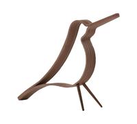 Cooee Design Figura Woody Bird pequeña Roble teñido oscuro