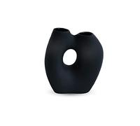 Cooee Design Frodig - Jarrón (cerámica, 9 x 18 x 20 cm), Color Negro