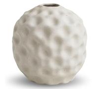 Cooee Design - Jarrón, jarrón de Flores - Seedpod - Ceramic - Color: Vainilla/Blanco Crema - (diámetro x Altura) 14 x 14 cm