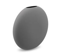 Cooee Design Pastilla Jarrón, Cerámica, Gris, 20 cm