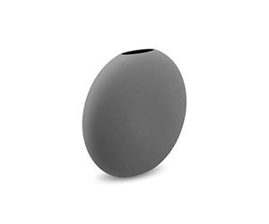 Cooee Design Jarrón Pastille de cerámica en Color Gris Hecho a Mano, diámetro 15 cm, Altura: 14 cm, HI-028-024-GY