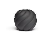 Cooee Design Jarrón Twist ball 12 cm Black