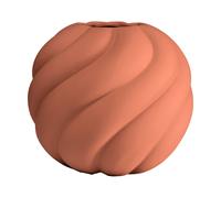 Cooee Design Jarrón Twist ball 20 cm Brick red