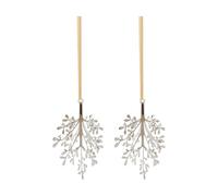 Cooee Design Mistletoe adorno navideño. pack de 2 Acero inoxidable. 20 cm