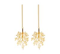 Cooee Design Mistletoe adorno navideño. pack de 2 Latón 20 cm