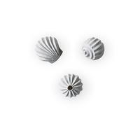 Cooee Design Set de 3 esculturas The Genesis Shells Limestone
