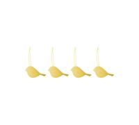 Cooee Design Set de 4 colgantes de navidad Cooee latón Winter bird