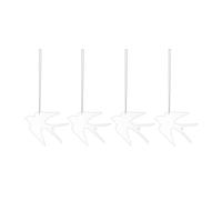 Cooee Design Set de 4 colgantes de pascuaEaster Deco pájaro White