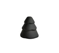 Cooee Design Snowy - Árbol de Navidad (10 cm, cerámica), Color Negro