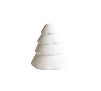 Cooee Design Snowy - Árbol de Navidad (15 cm, cerámica), Color Blanco