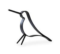Cooee Design Figura Woody Bird grande roble teñido de negro