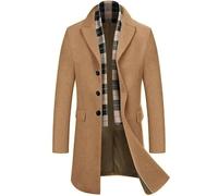 COOFANDY Chaleco de traje para hombre, a cuadros, sin mangas, estilo americano, ajustado, para fiestas y bodas