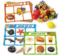 Coogam Juguetes para niños, juegos Montessori de motricidad fina, regalos de aprendizaje preescolar para niños de 2-3-4 años