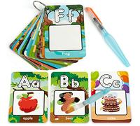 Coogam Tarjetas de colorear con agua del alfabeto ABC, juguete educativo para niños 3-5 años