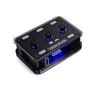 COOIDEA Divisor Audio Óptico 1 Entrada 3 SPDIF/Toslink Splitter con Interruptor de Canal Independiente, Admite de hasta 192k/24 bits Compatible con Canales LPCM2.0/DTS/Dolby-AC3 5.1