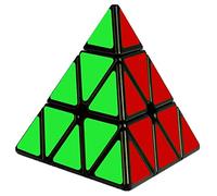 Cooja Cubo Triangular Pyraminx, 3x3 Cubo Magico Triangulo Rompecabezas Cubos de Velocidad Negro