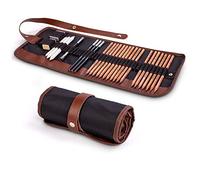 Cooja Set de Lapices de Dibujo, Lápiz Kit de Arte Material de Dibujo con Lapices Grafito e Lápices Carboncillo, Set de Artista para Bosquejo