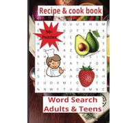 Cook Book Word Search: Food Themed Puzzle with Easy/Medium to Read about Baking, Sprinkles, Chef and more| Puzzle gets harder as goes along | 6x9 ... Gifts for free times, holidays or gifts