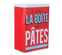 COOK CONCEPT BT6703 A Pates Cuisine Conservation - Caja de Metal (12,2 x 8 x 18,5 cm), Color Rojo