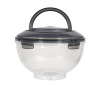 COOK CONCEPT - KA0502 Set de 3 Tuppers Coloridos - Diseño Moderno y Hermético Trabajo o Pícnics - Capacidad 5,8L - Color Azul