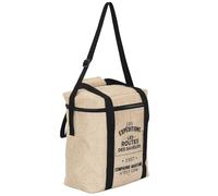 COOK CONCEPT, KA0505 - Fiambrera Efecto Yute de 9 l, práctica y Aislante, Ideal para picnics y Comidas en la Oficina, asa Robusta, fácil de Transportar, 25 x 14 x 30 cm, Beige, 9 litros