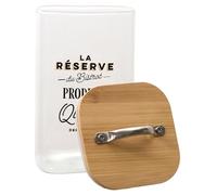 COOK CONCEPT, KA0611, Tarro de conservación bistró 100cl Transparente, Ideal para almacenar Alimentos, diseño Elegante, Tapa hermética, fácil de Limpiar, tamaño 100cl, Color Transparente