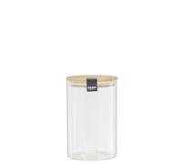 COOK CONCEPT - KA4370 Tarro de Vidrio y Bambú 1 L - Conservación de Alimentos - Diseñado para Reducir Residuos Plásticos - Dimensiones 16 x 10 x 10 cm - Color Transparente/Bambú
