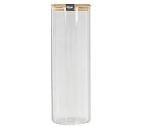 COOK CONCEPT - KA4373 Tarro Alto de Vidrio con Tapa de Silicona - Diseñado para Conservación y Almacenamiento - Reutilizable - Transparente - Capacidad 2 litros