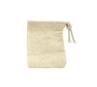 COOK CONCEPT - KA4553, Bolsitas de Té Reutilizables x5 de Algodón para Bebidas y Aperitivos, Prácticas y de Moda, Dimensiones 9 x 6,5 x 0,3 cm, Color Beige