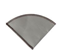 COOK CONCEPT - KA4561 Filtro de Café Reutilizable en Acero Inoxidable, Duradero y Práctico para un Café Delicioso, Dimensiones 7 x 16,2 x 12 cm, Color Topo-Canela