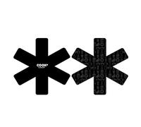 COOK CONCEPT - KB5469 Protector de Sartenes de Fieltro Pack de 2 - Amortiguador de Golpes y Antiarañazos - Lavable a Máquina - Tamaño 37,5 x 37,5 x 0,2 cm - Colores Aleatorios