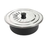 COOK CONCEPT, KC5218 - Tapa Adaptable de Metal Plateado para ollas de 20 a 26 cm, diseño hermético para una conservación óptima, fácil de Limpiar, tamaño 20-26 cm, Color Plateado