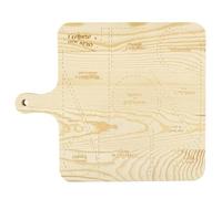 COOK CONCEPT - KD0005 Tabla de Madera de Diseño para Presentación de Aperitivos - Diseñada para Momentos Conviviales - Tamaño Estándar 40 x 30 cm - Acabado Marrón
