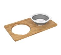 COOK CONCEPT - KD3337, Tabla de Cortar con Escurridor, Diseñada para la Cocina, Práctica y Funcional, Ideal para Preparar Tus Comidas, Multicolor, Tamaño Estándar