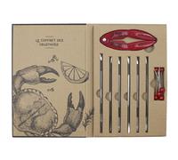 Cook Concept Kit para Crustáceos/Marisco con Pinzas y Pinchos Table en Fête en Caja Elegante
