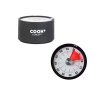 COOK CONCEPT - KM4077 Temporizador Magnético Práctico para Cocina - Indicador de Tiempo con Zona Roja - Diseño Colorido - Tamaño Único - Color Aleatorio