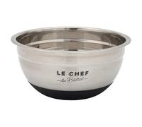 COOK CONCEPT - KU6770 Bol Mezclador Antideslizante - Diseñado para Mezclar y Servir - Capacidad Ø 20 cm - Fácil de Limpiar - Color Gris - Dimensiones 20x9,5x20 cm