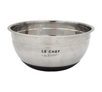 COOK CONCEPT - KU6771 Bol Mezclador Antideslizante Ergonómico - Diseñado para Mezclar y Servir - Fácil de Limpiar - Capacidad Generosa - Tamaño 26 cm - Color Gris/Negro