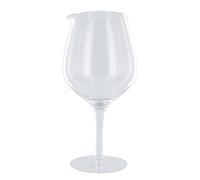 COOK CONCEPT - KV7149 Jarra de Vidrio con Base Gigante - Decantador de Vino con Pitorro - Diseñada para Fiestas - Dimensiones Ø 14 x H 29,5 cm - Color Transparente