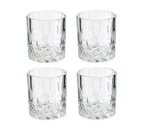 Cook Concept Jarra de whisky KV7190 930 ml con 4 vasos a juego, transparente 9 x 9 x 22,8 cm