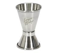 COOK CONCEPT - KV7313 Dosificador de Alcohol Doble Medida Inoxidable 8cm, Accesorio de Mixología Práctico para Cócteles, Cervezas y Zumos - Tamaño: 8 cm, Color: INOX