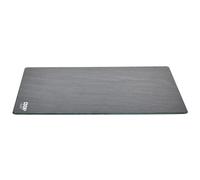 COOK CONCEPT Tabla de Cortar de Cristal Templado Efecto Pizarra Negro | Cristal templado, efecto pizarra, tabla de cortar, 40x30 cm, corte fácil, higiénica, lavavajillas, negro y gris