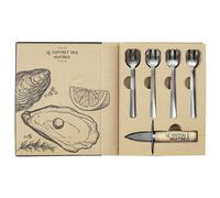 Cook Concept Table En Fête Kit 5 Piezas Para Ostras: Cuchillo y 5 Tenedores en Caja Elegante