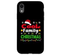 Cook Family Christmas Matching Personalised Funny Xmas Carcasa para iPhone XR