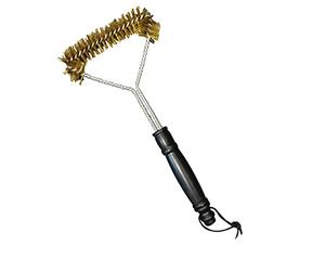 Cook’in Garden - Cepillo en Forma de T, rascador para Limpiar Rejillas de Barbacoa y Plancha, Accesorio Robusto y práctico, Ideal para desengrasar en Profundidad