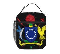 Cook Islands Bandera Bolso Almuerzo Para Mujeres Gran Apertura Portátil Organizador Almuerzo Tote Bolsillo Térmico Lunch Box Adultos Picnic Playa Trabajo