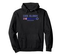Cook Islands Flag | Cook Islander Vintage Distressed Sudadera con Capucha