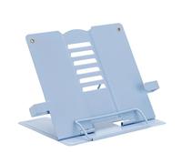 Cookbook Stand, Adjustable Height Desktop Riser and Laptop Stand, Iron Construction for Studying, College, Classroom, Library, Kitchen, Bedroom Use